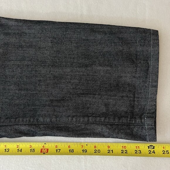 Venezia Women's Stretch Straight Mid Rise Navy Denim Cropped Jeans Plus Size18 - Picture 12 of 12